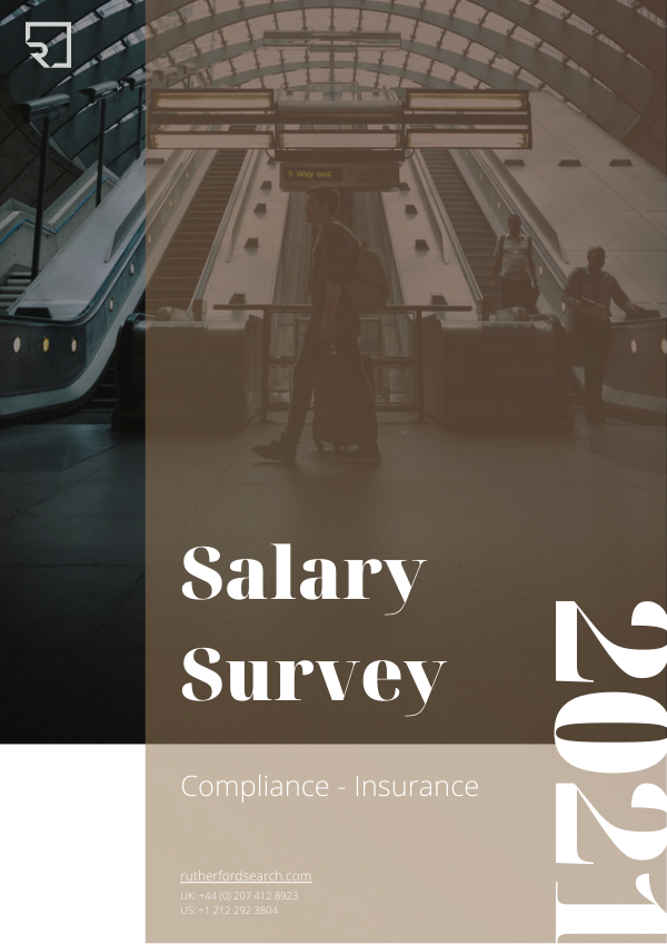 cover of compliance insurance salary survey 2021 rutherford