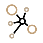 abstract icon for network
