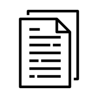 icon of white paper article