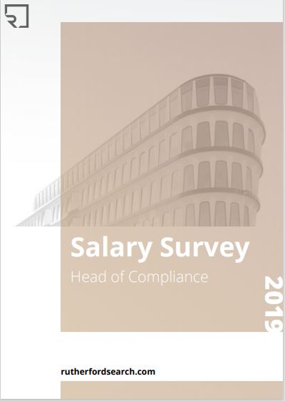 cover of rutherford salary survey head of compliance 2019