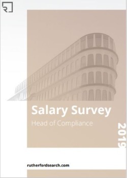 cover of rutherford salary survey head of compliance 2019