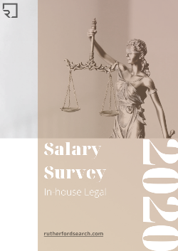 cover of rutherford salary survey 2020 in-house legal