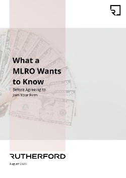 cover of rutherford guide what a mlro wants to know before agreeing to join your firm