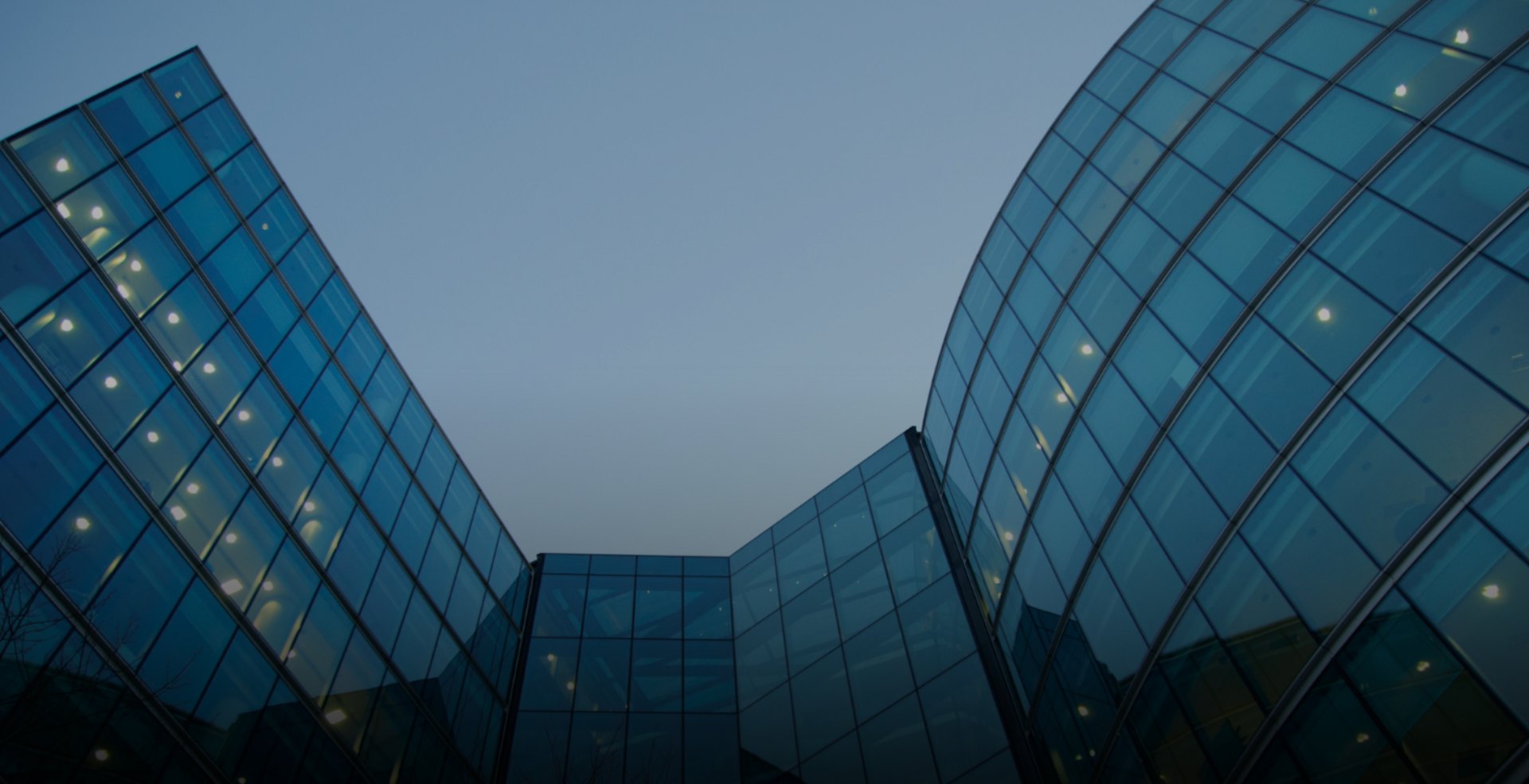 worms view of office buildings
